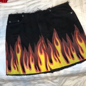 Carmar Denim Flame Skirt